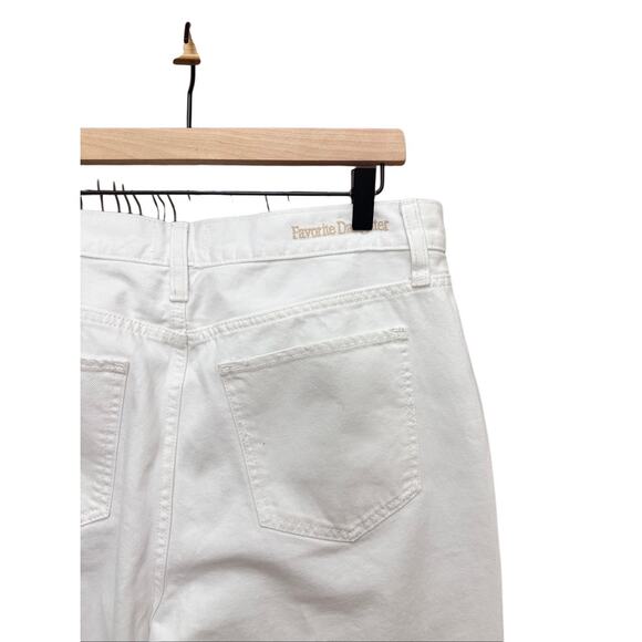 Favorite Daughter The Tommy Mid Rise Boyfriend Jean Size 31‎ White Anthropologie - Picture 12 of 16